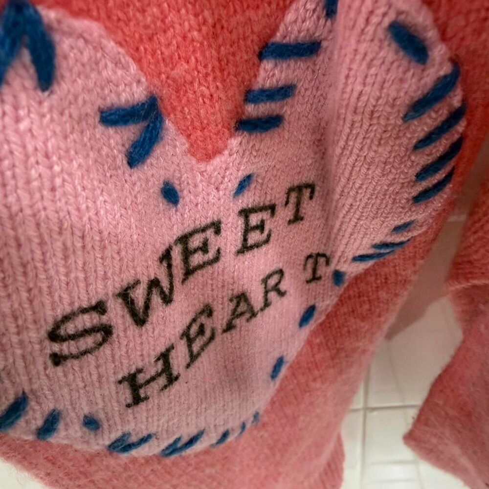 Kerri Rosenthal Women's Pink Cashmere Jumper - Picture 7 of 8